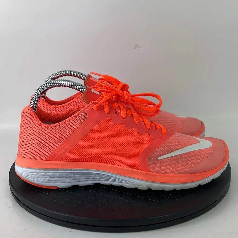 Nike FS Lite Run 3 Orange Athletic Running Shoes 807145-601 Women’s Size 8 - Picture 4 of 12